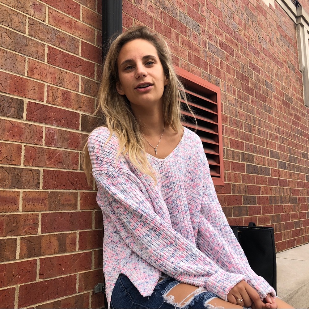 Cotton Candy Sweater
